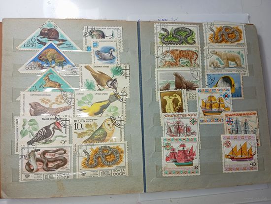 Альбом Олимпиада 1980 года  с марками разных стран . С рубля !