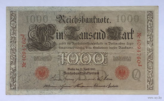 1000 марок 1910