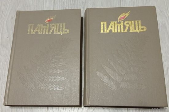Памяць. Гісторыка-дакументальная хроніка. Віцебск. У 2-х кнігах. Цана за 2 кнігі. Без штампаў і маргіналій.