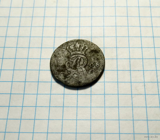 1 грош 1768 Станислав Август Понятовский.