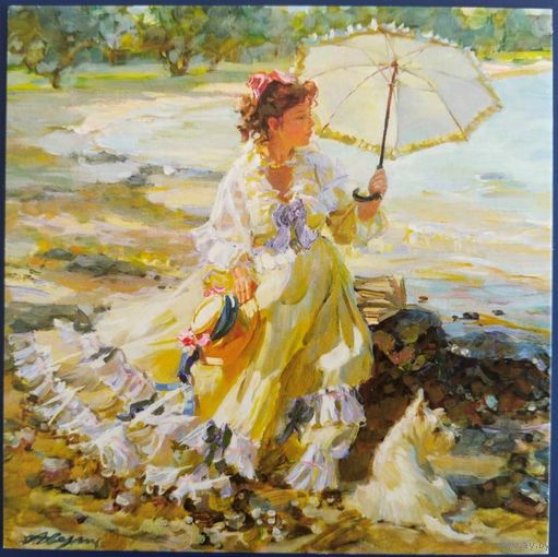 Прекрасная незнакомка. Худ.А.Аверин. Россия. 2017 г.