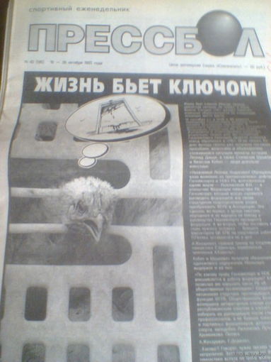 ПРЕССБОЛ--19-26 октября 1993 г.