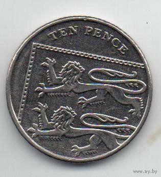 СОЕДИНЁННОЕ КОРОЛЕВСТВО ВЕЛИКОЙ БРИТАНИИ И СЕВЕРНОЙ ИРЛАНДИИ. 10 ПЕНСОВ (ПЕННИ) 2015. ЩИТ