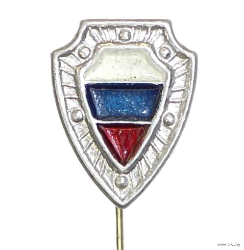 Значок с изображением флага РФ