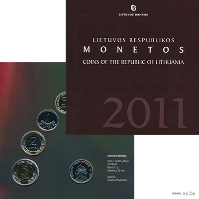 Литва набор монет 2011