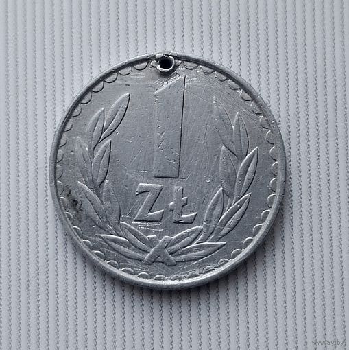 1 злотый 1985 года Польша. Народная Республика.