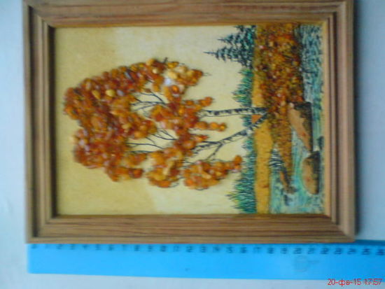 Картина из янтаря