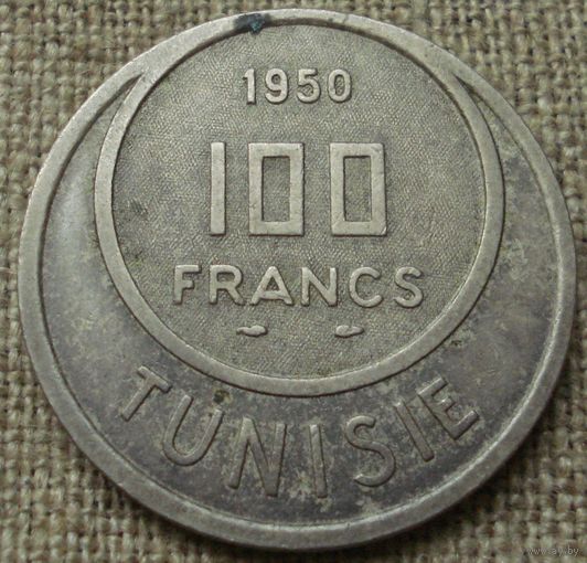 100 франков 1950 - Тунис