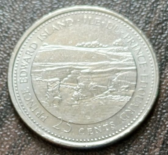 Канада 25 центов, 1992 Остров Принца Эдуарда    ( 1-6-3 )