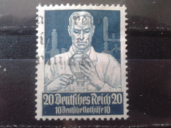 Рейх 1934 Престижные профессии, ученый Михель-28,0 евро гаш