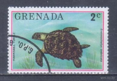 [2441] Гренада 1976. Фауна.Черепаха. Гашеная марка.