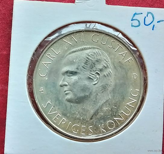 Серебро 0,925! Швеция 200 крон, 1990 Боевой корабль "Васа"