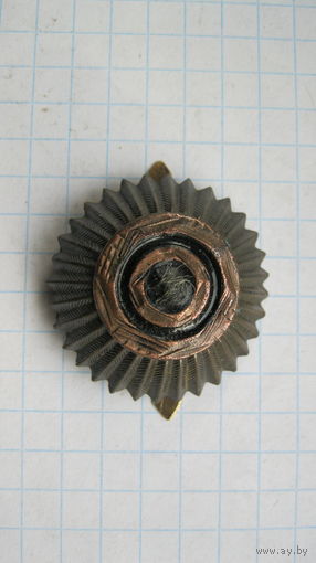 Кокарда РИ.Латунь.
