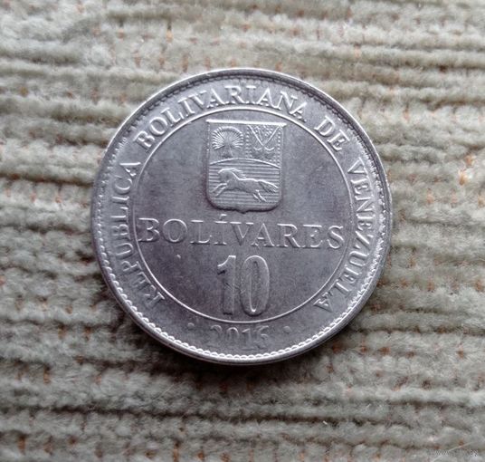 Werty71 Венесуэла 10 боливаров 2016