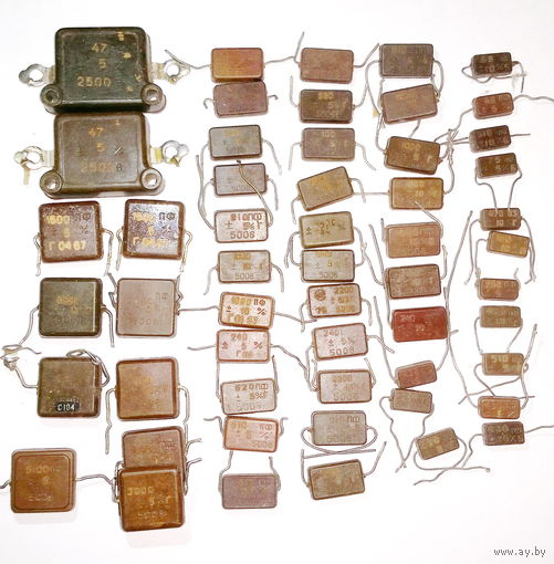Конденсаторы слюдяные