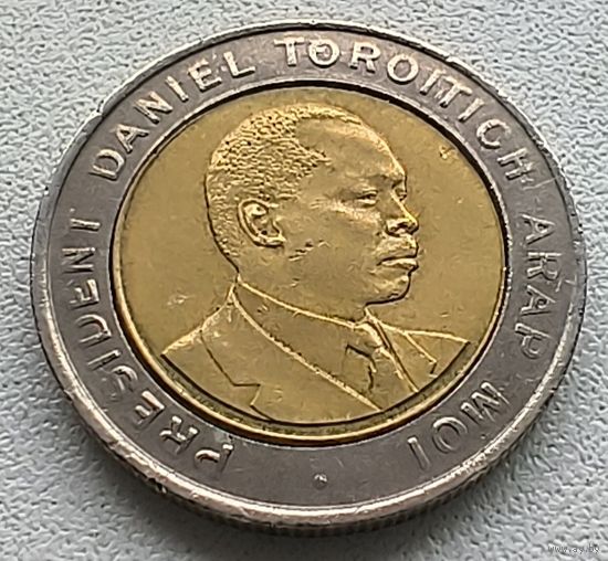 Кения 5 шиллингов, 1997   3-14-2
