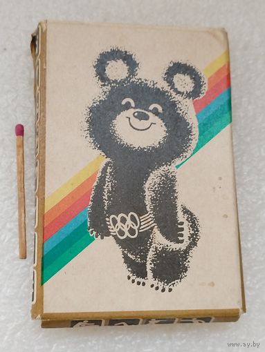 Набор сувенирный календариков. 22 Олимпиада, Москва. Мишка Олимпийский. 36 шт.