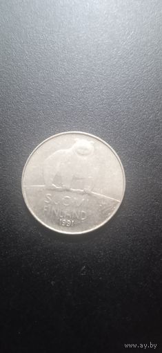 Финляндия 50 пенни 1991 г.
