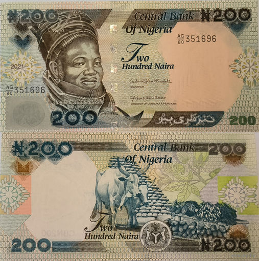 Нигерия 200 Найра 2021 UNC П1-27