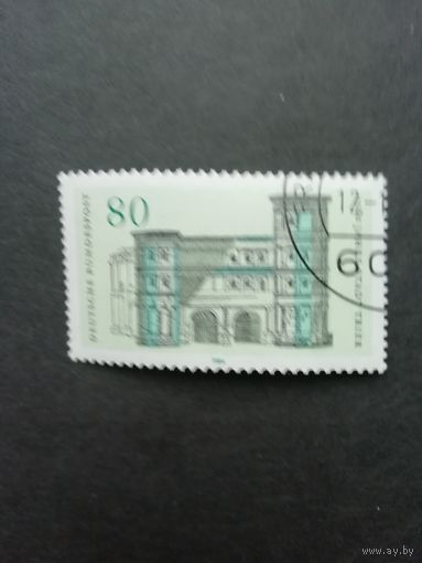ФРГ 1984 Марка "2000 лет городу Трир" (гашеная с клеем) Mi.1197 каталог 0.60 евро