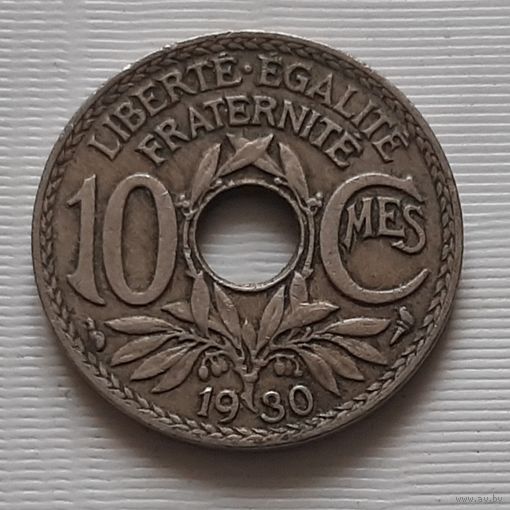 10 сантимов 1930 г. Франция