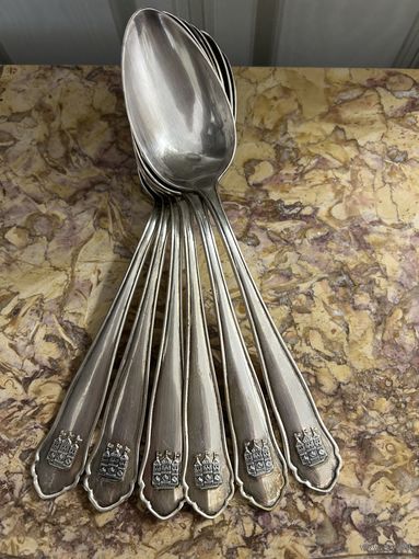 Ложки столовые серебро