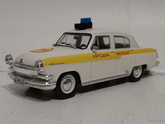 ГАЗ-21 Волга, народная милиция Болгарии. 1/43. Полицейские машины мира.