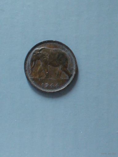 Бельгийское Конго, 1 франк, 1944 год, KM# 26