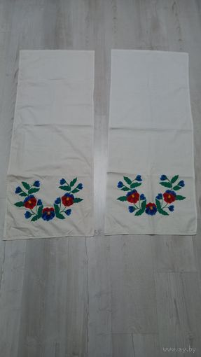 Занавески, фиранки вышитые старинные
