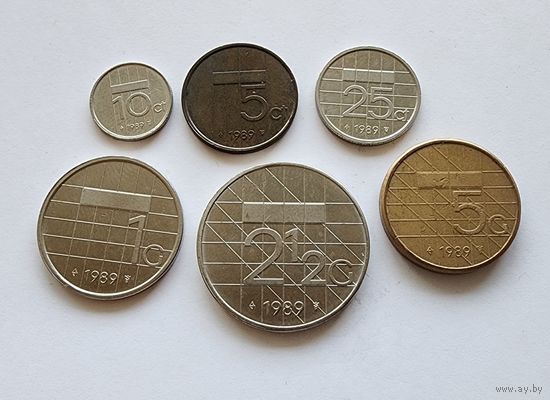 Нидерланды годовой набор  1989