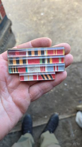 Планка с наградами