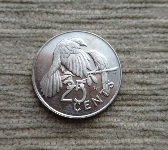 Werty71 Британские Виргинские острова 25 центов 1975