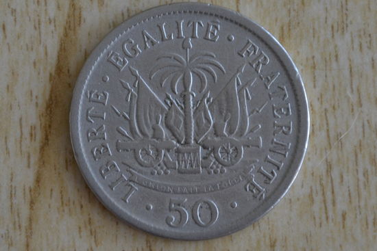 Гаити 50 сантимов 1908