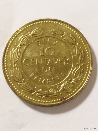 Гондурас 10 сентаво 1999