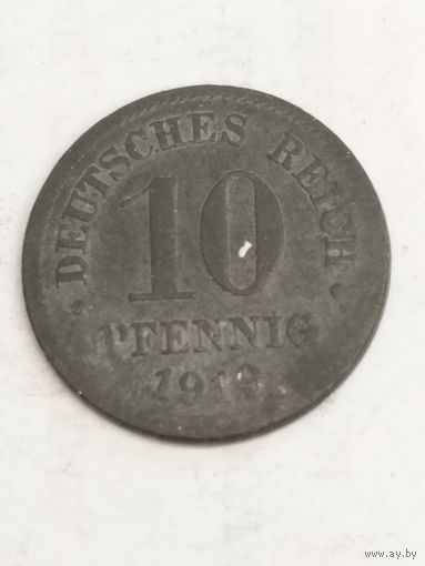 Германия 10 пфенинг 1919