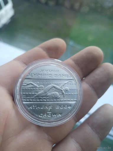 Остров Мэн 1 крона, 2004 XXVIII летние Олимпийские Игры, Афины 2004 - Плавание
