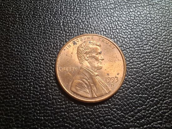 США 1 цент 1993 Цент Линкольна "D" - Денвер