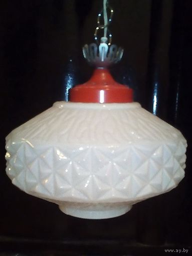 Светильник в кухню прихожую СССР модной расцветки люстра большой плафон