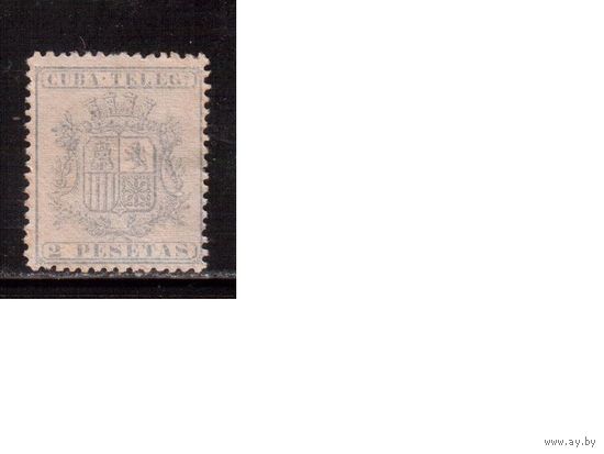 Куба -1875,(Мих.)  * , Стандарт, Телеграф,Герб, Испанские Колонии(1)