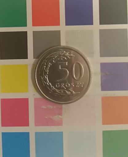 Польша 50 грошей 2019