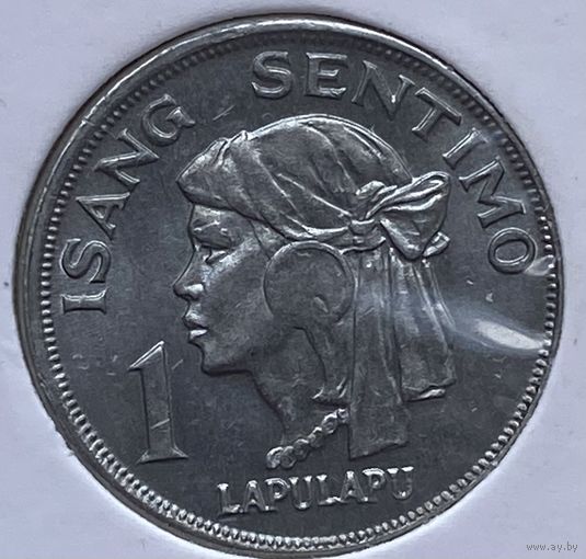 Филиппины 1 сентимо 1968 г. В холдере