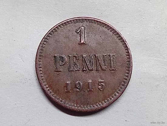1 пенни 1915 год.Русская Финляндия.