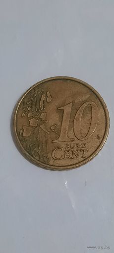 Греция 10 евроцентов 2002