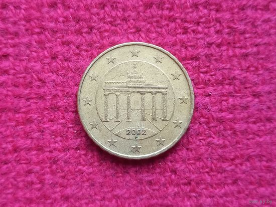 Германия 10 евроцентов 2002 г. F