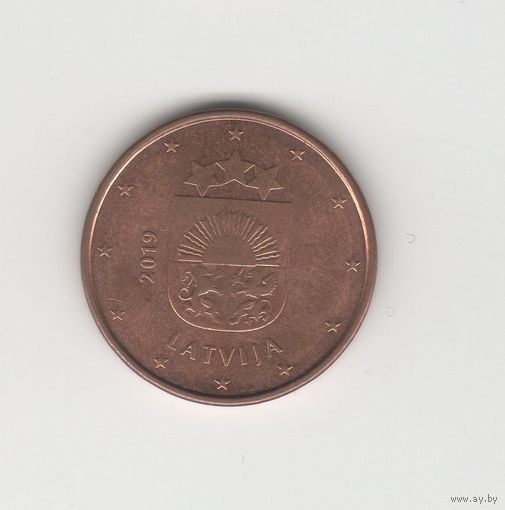 5 евроцентов Латвия 2019 Лот 8529