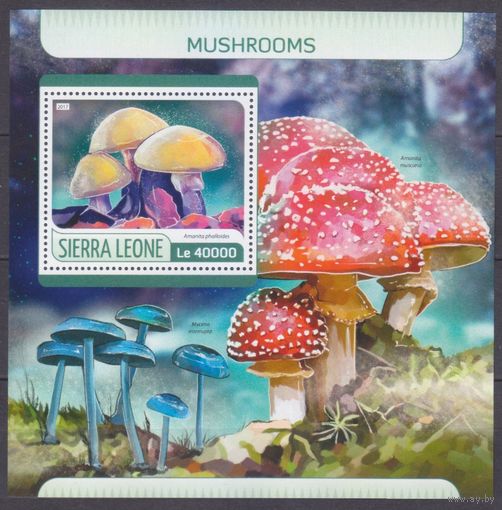2017 Сьерра-Леоне 8559/B1240 Грибы 11,00 евро