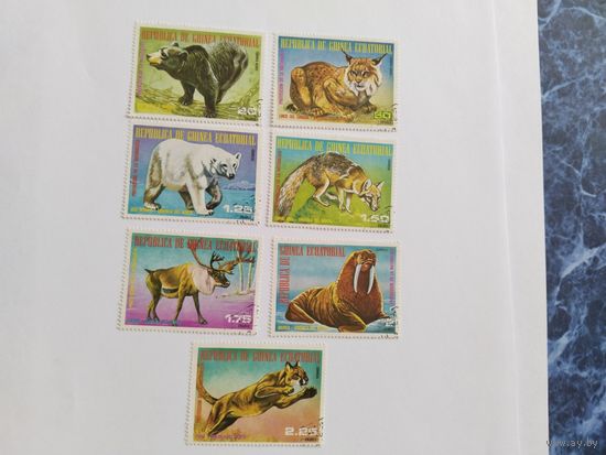 Эк.Гвинея 1977 7м дик.животн.