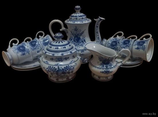 Авторский сервиз Гжель