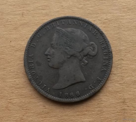 Джерси, 1/13 шиллинга 1866 г., Виктория (1837-1901)