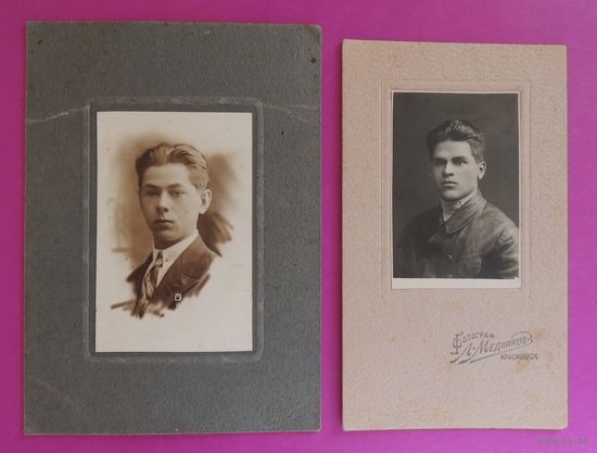 Фото "Начальник от ВЛКСМ", 1928-1930 гг., г. Красноярск, 2 шт.
